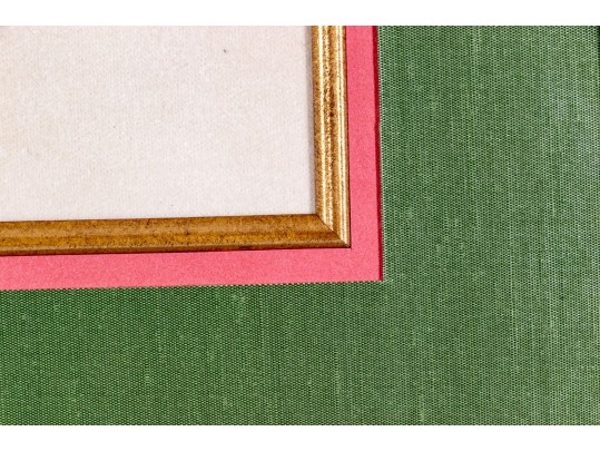 Signed Theorem Painting Of A Basket Of Fruit, 1980