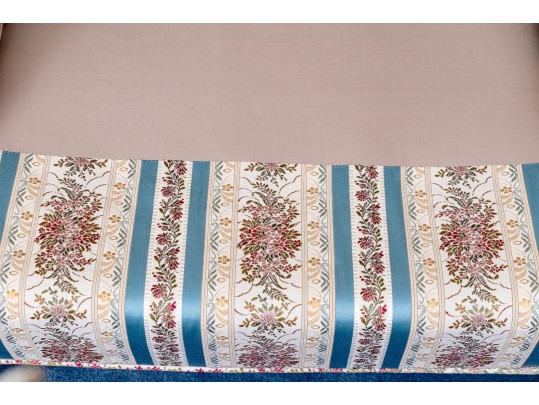 Pair Of Custom Upholstered Wingback Queen Anne Style Armchairs