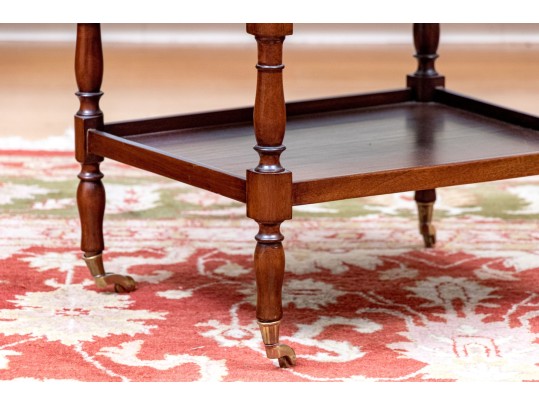 Quality Pelamat Designs Mahogany And Brass Canterbury