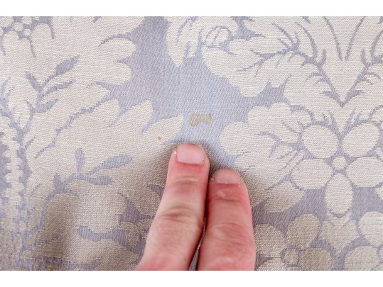 English Chippendale Style Camelback Custom Upholstered Sofa