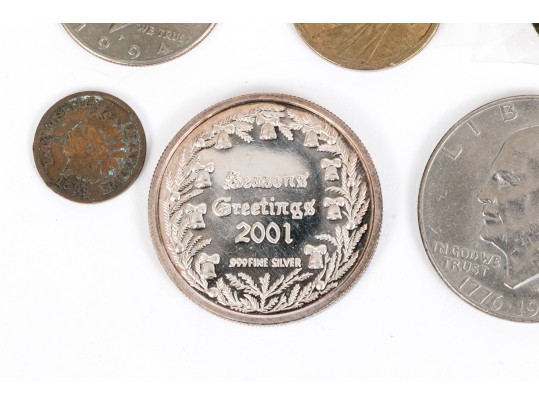 Coin Lot: .999 Ingots, Eagles And More