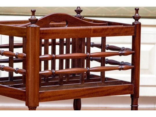 Quality Pelamat Designs Mahogany And Brass Canterbury