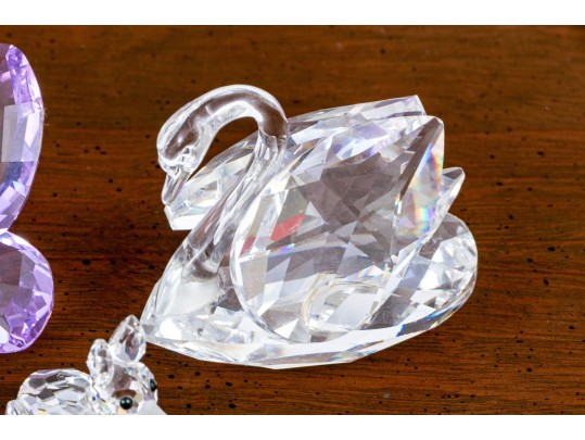 Group Of Three Swarovski Crystal