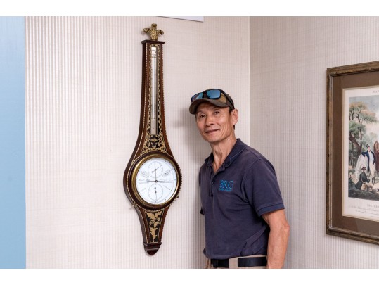 Garrard Reproduction Russel Barometer, Commemorating Wedding Of H.R.H. And Lady Diana Spencer