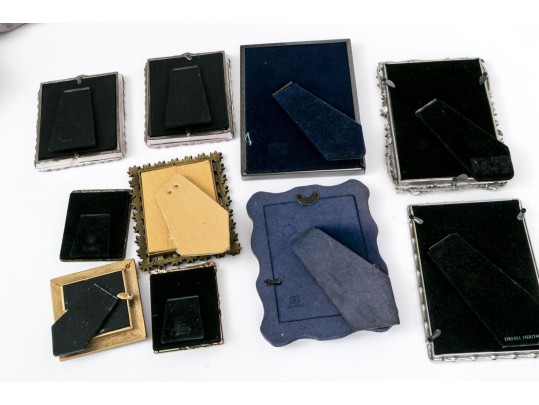 Decorative Collection Of Ten Easel Back Picture Frames