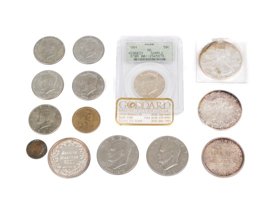 Coin Lot: .999 Ingots, Eagles And More