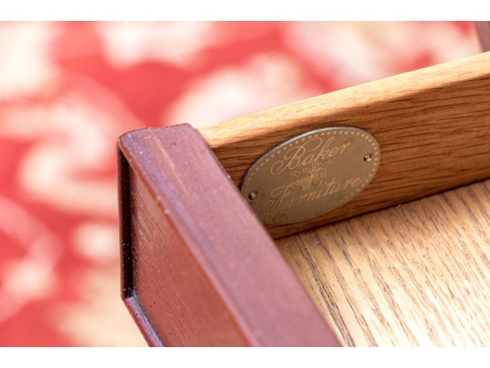 Baker Furniture Banded Mahogany Pembroke Table