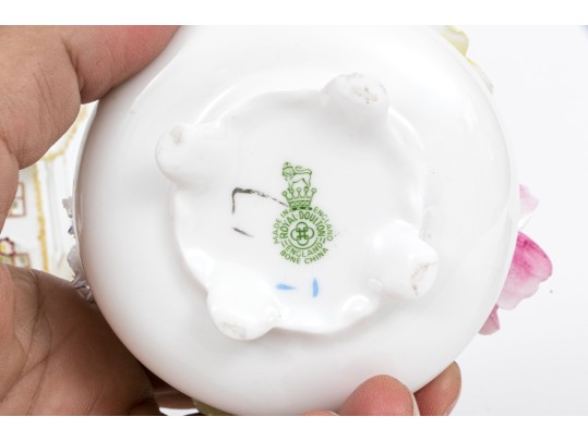 Collection Of Four English Hand-painted Ceramic Fairings