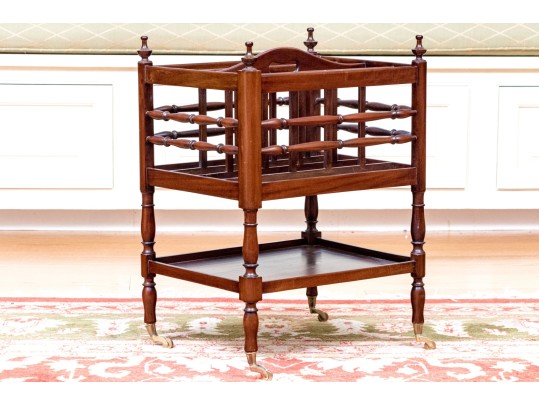 Quality Pelamat Designs Mahogany And Brass Canterbury