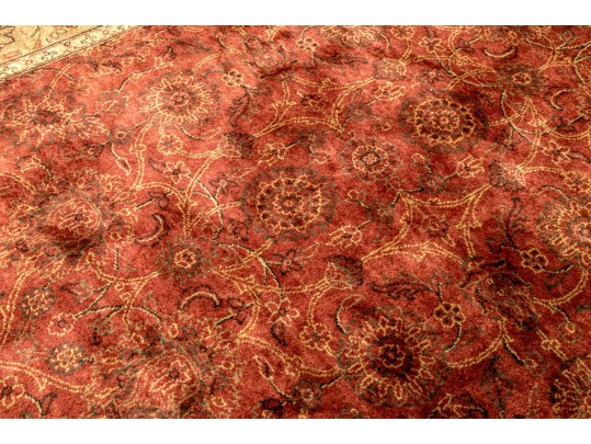 Hand-Knotted Wool Indian Accent Carpet, 5'-11