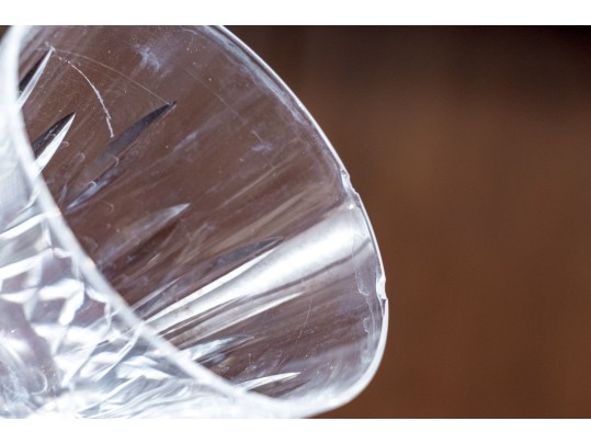 Set Of Nine Waterford Cut Crystal Stemware