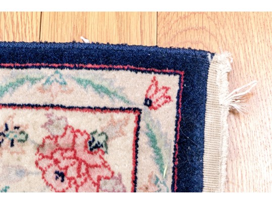 Hand-Knotted Indian Wool Carpet, 6' X 4'