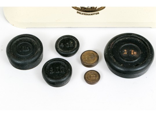F.J. Thornton Scale With Weights Bakers Scale