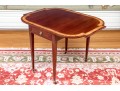 Baker Furniture Banded Mahogany Pembroke Table