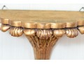 Quality Pair Of Carved Gilt Wood And Gesso Wall Bracket Shelves