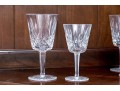 Set Of Nine Waterford Cut Crystal Stemware