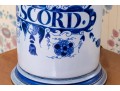 Delft E.e Scord Apothecary Jar Mounted As A Table Lamp