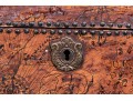 Chest Form Jewelry Box With Map Decoration