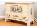 Hitchcock Stencil Decorated Blanket Chest