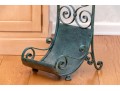 Antique Art Nouveau Style Wrought Iron Umbrella Stand