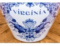 Williamsburg Restoration Dutch Delft Lidded Tobacco Jar