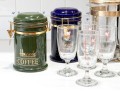 Thirteen Piece Collection Of Kitchen Storage Vessels And Coffee Accessories Including Harrods