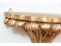 Quality Pair Of Carved Gilt Wood And Gesso Wall Bracket Shelves