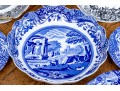 Collection Of Seven English Transferware Ceramics Including Spode & Coalport
