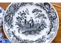 Collection Of Seven English Transferware Ceramics Including Spode & Coalport