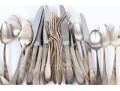 Three Partial Silver Plated Flatware Sets (98 Pcs): Rogers, Community & Oneida 