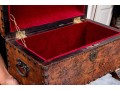 Chest Form Jewelry Box With Map Decoration