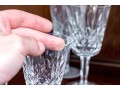 Set Of Nine Waterford Cut Crystal Stemware