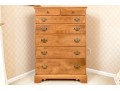 Ethan Allen American Traditional Solid Maple And Birch Chest Of Drawers