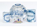 Assembled Collection Of Four Dutch Ceramics