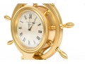 Antique English Howell & James Gilt Metal Nautical Mantel Clock, Ca. 1890