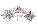 Three Partial Silver Plated Flatware Sets (98 Pcs): Rogers, Community & Oneida 