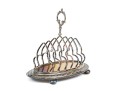 Antique Victorian English Silver-plated Toast Rack.