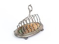 Antique Victorian English Silver-plated Toast Rack.