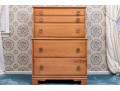 Colonial Style Maple Chest On Chest Set Of Drawers