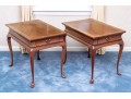 Pair Of Hickory Chair Co. Queen Anne Style End Tables