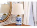 Delft E.e Scord Apothecary Jar Mounted As A Table Lamp
