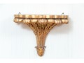 Quality Pair Of Carved Gilt Wood And Gesso Wall Bracket Shelves