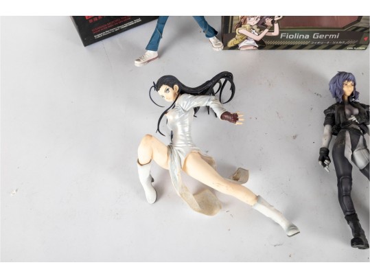 Collection Of Japanese Anime And Video Game Character Figures