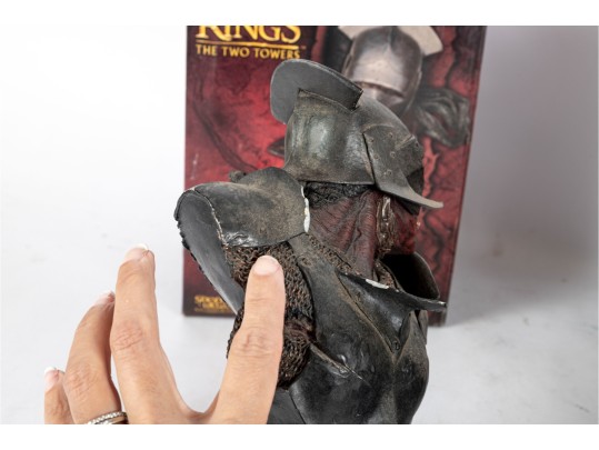 Set Of Three Lord Of The Rings Polystone Busts By Sideshow Weta Collectibles