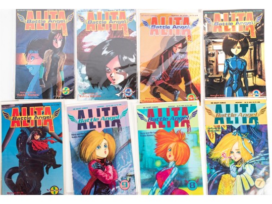 Battle Angel Alita Complete Comic Book Lot – Viz Comics (1993–1995), By Yukito Kishiro