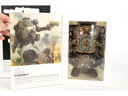 ThreeA “World War Robot” Figures – Large Martin & MK2 Bramble By Ashley Wood