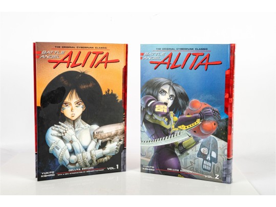 Battle Angel Alita Deluxe Edition Manga Set, Volumes 1–3