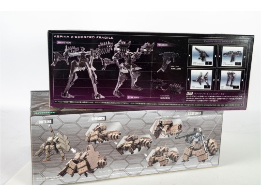 Kotobukiya Armored Core & Frame Arms Model Kits – 2 Boxed Sets