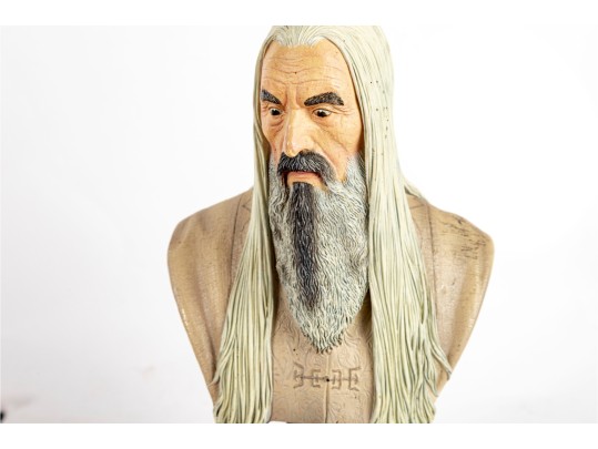 Sideshow Weta “The Lord Of The Rings: The Two Towers” Polystone Busts — Gandalf The White & Saruman The