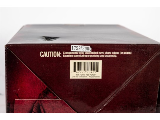 Sideshow Weta Collectibles “Uruk-hai Swordsman” Polystone Bust — The Lord Of The Rings: The Two Towers